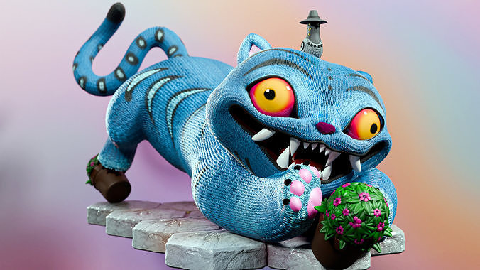 KPOP DEMON HUNTERS DERPY TIGER 3D print model