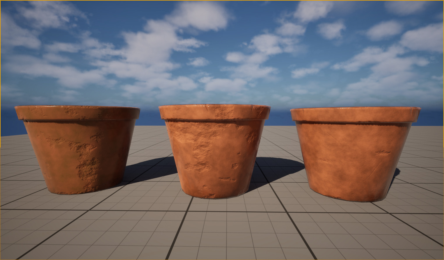 Ancient Clay pots pack Low-poly 3D model_6