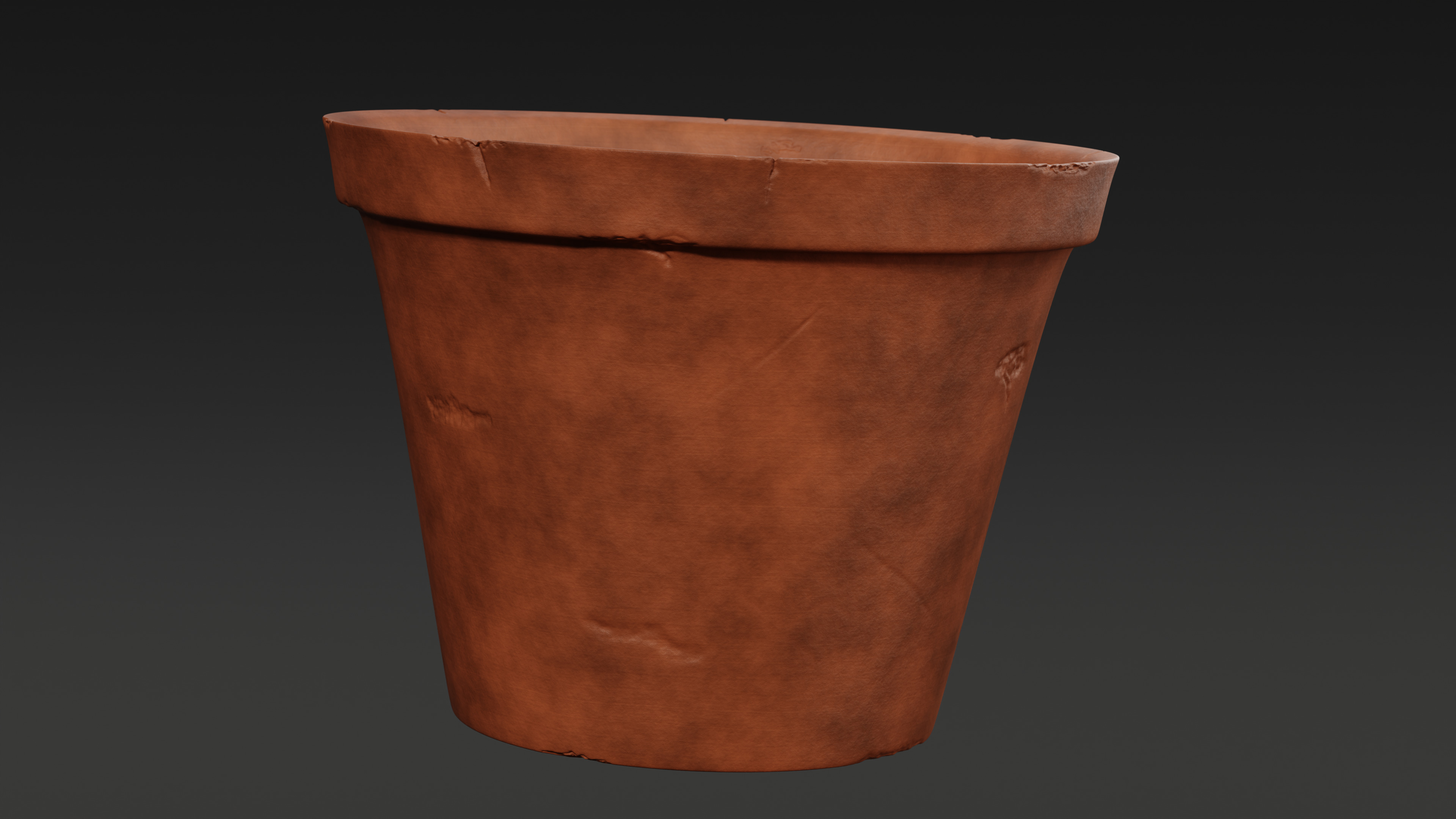 Ancient Clay pots pack Low-poly 3D model_5