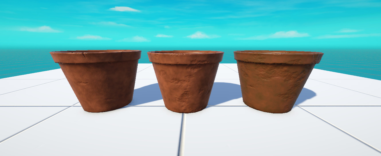 Ancient Clay pots pack Low-poly 3D model_7