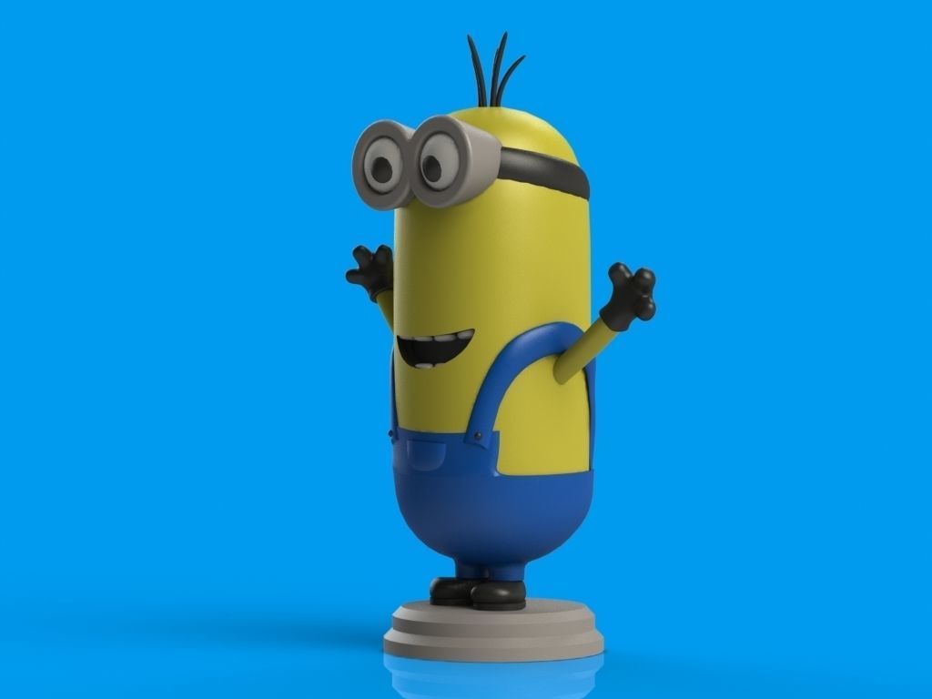 Minion Kevin 3D print model_1