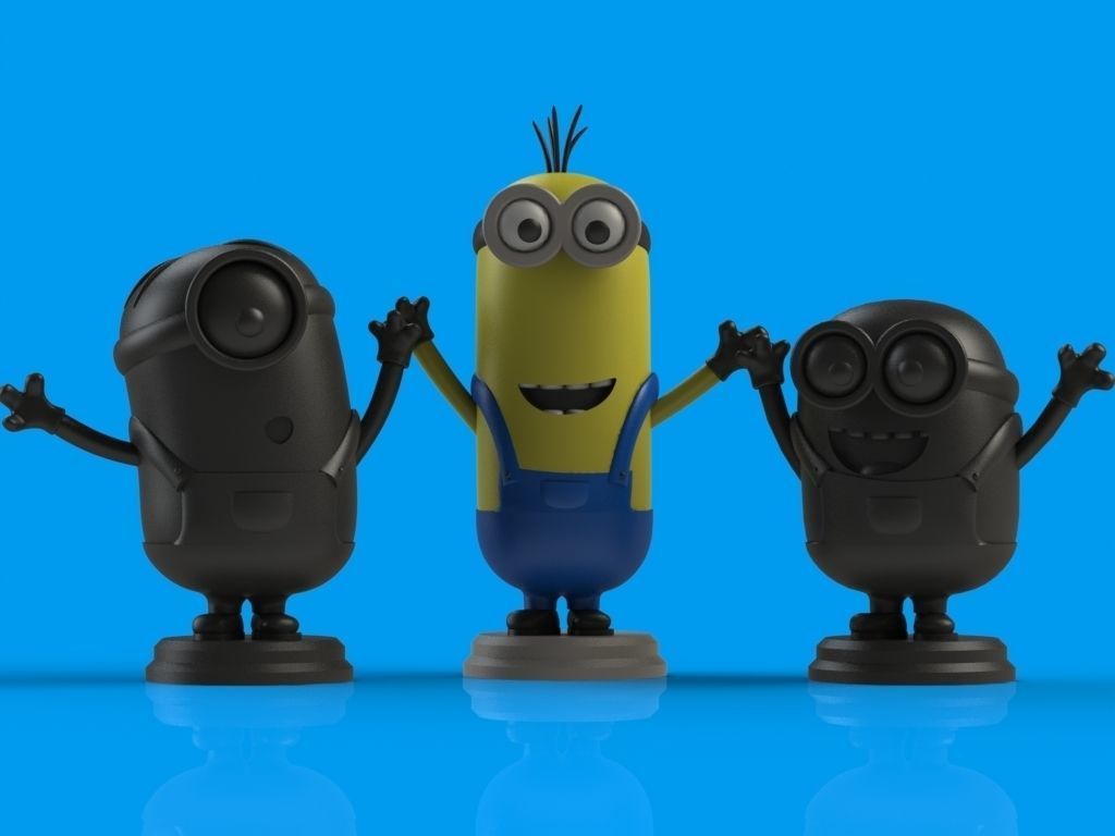 Minion Kevin 3D print model_5