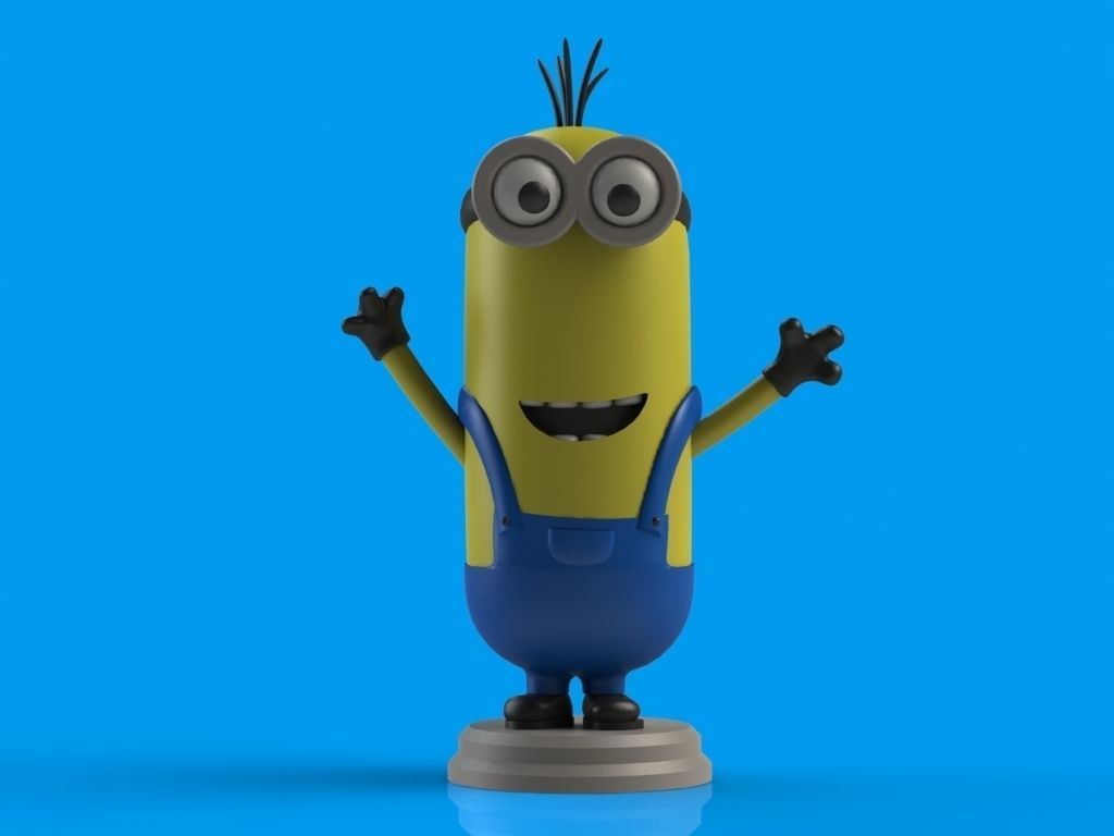 Minion Kevin 3D print model_0