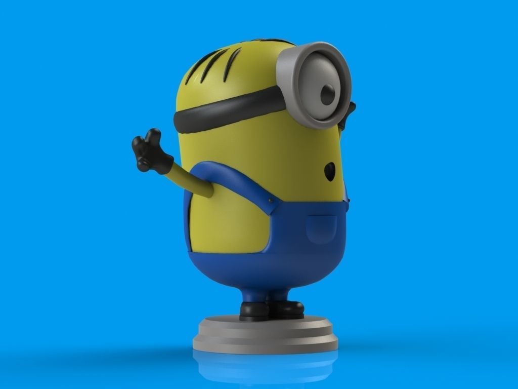Minions Trio 3D print model_4