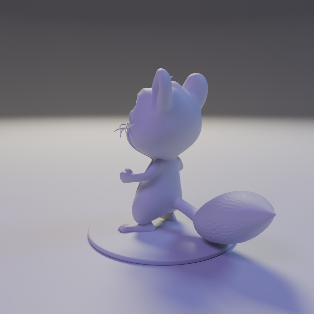 squirrel 3D print model_12