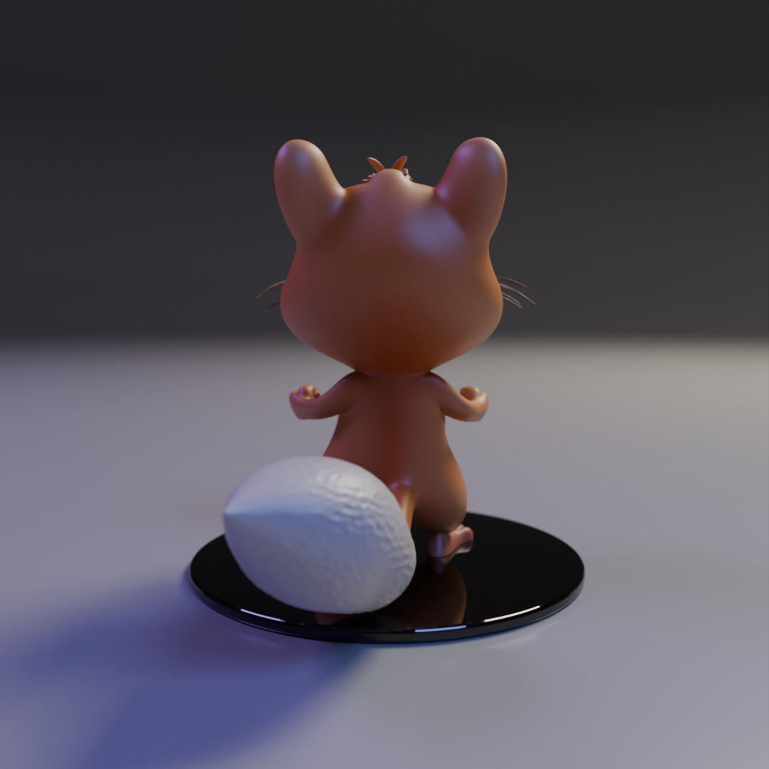squirrel 3D print model_5