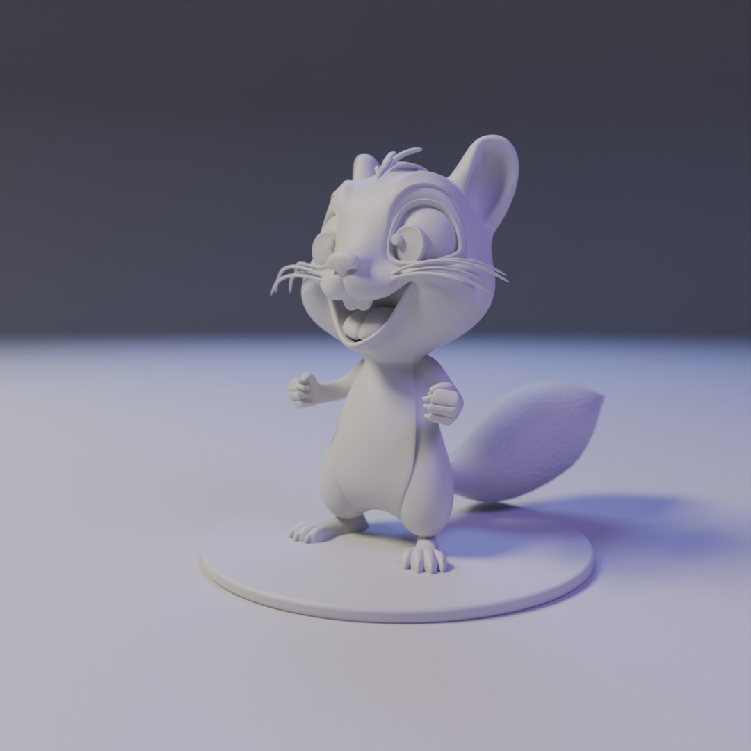squirrel 3D print model_10