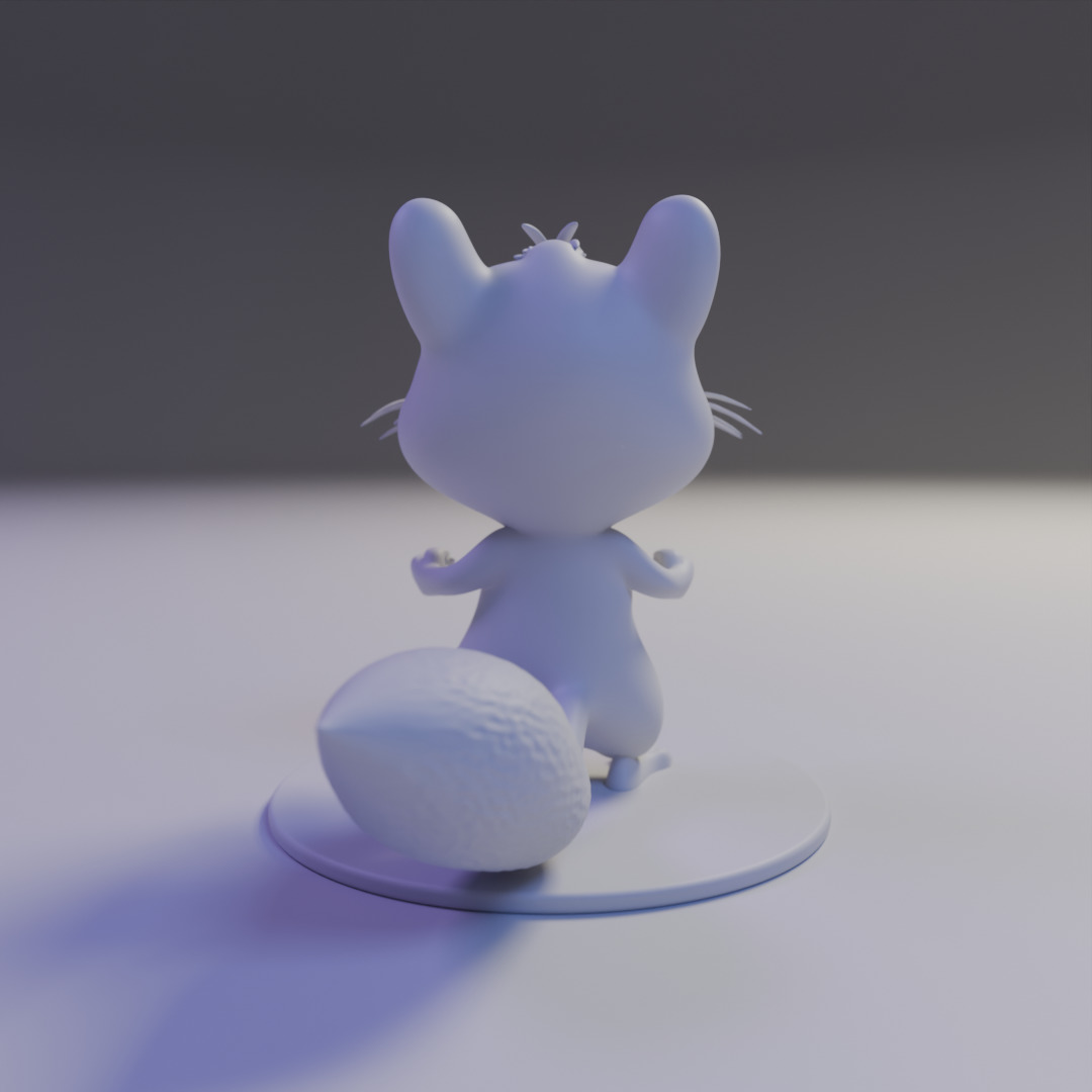 squirrel 3D print model_6