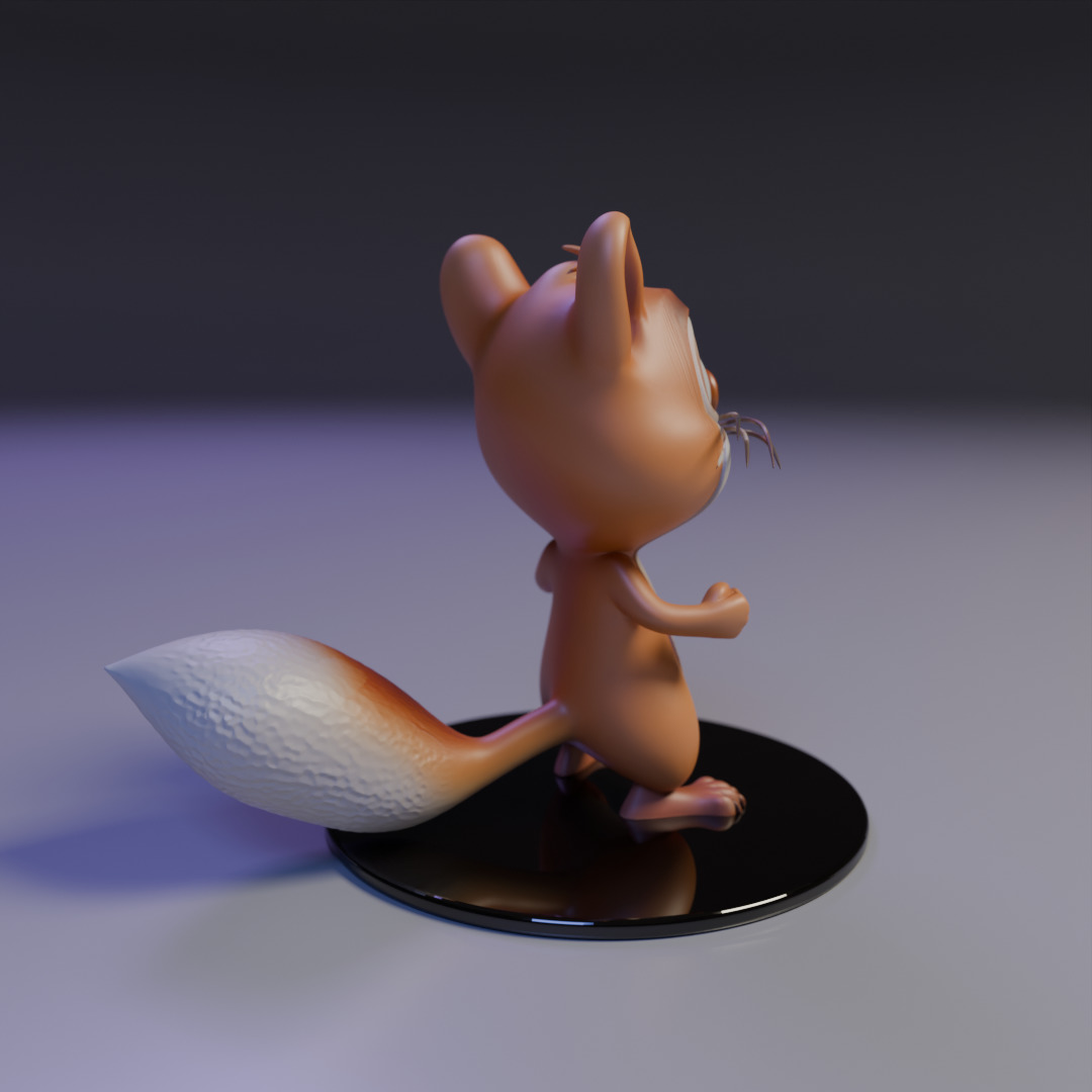 squirrel 3D print model_13