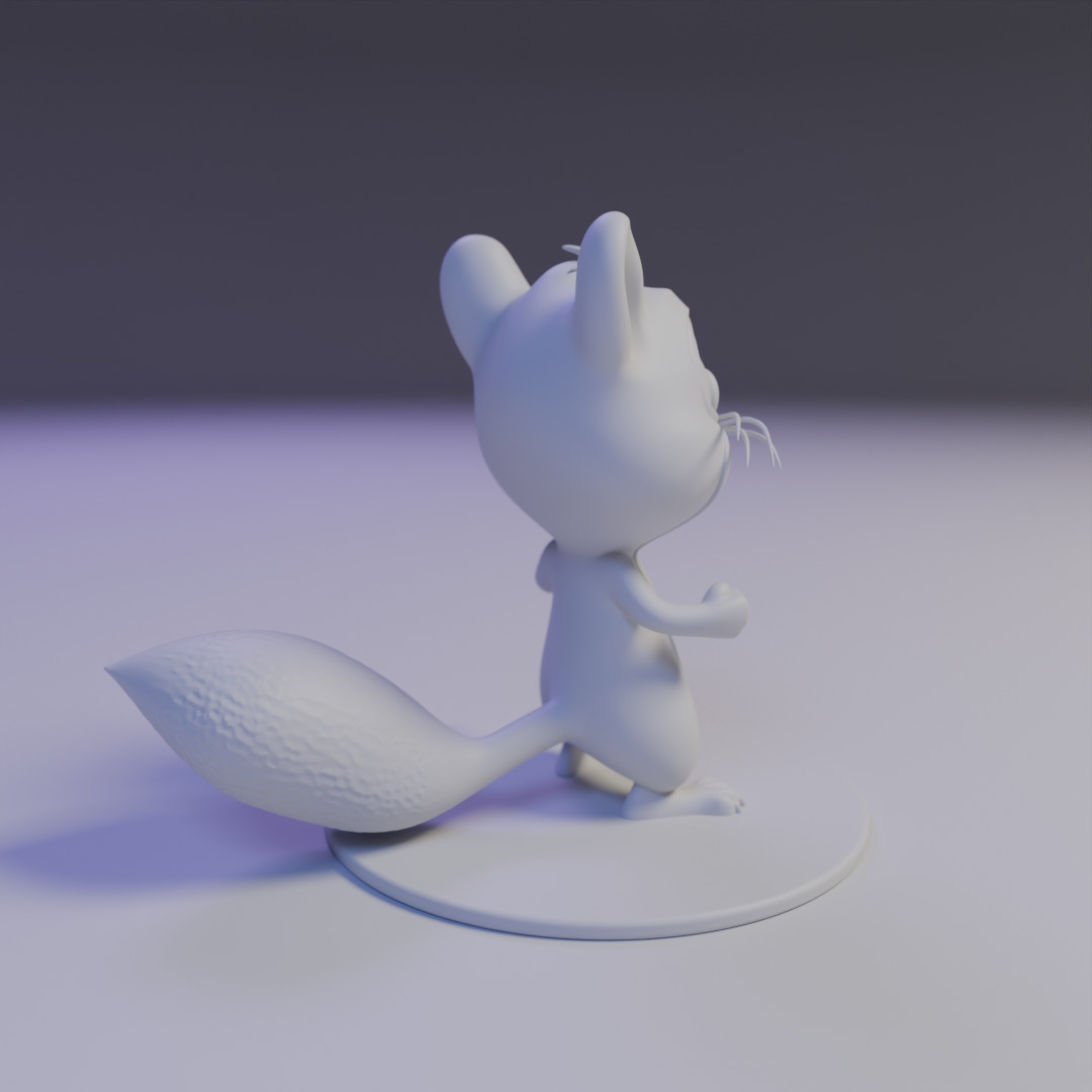 squirrel 3D print model_14
