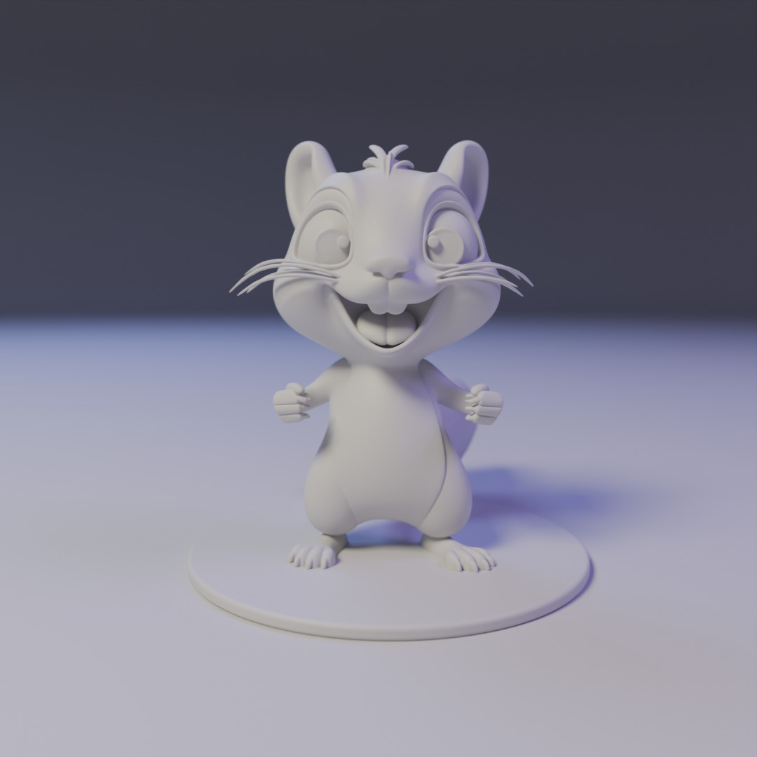 squirrel 3D print model_16