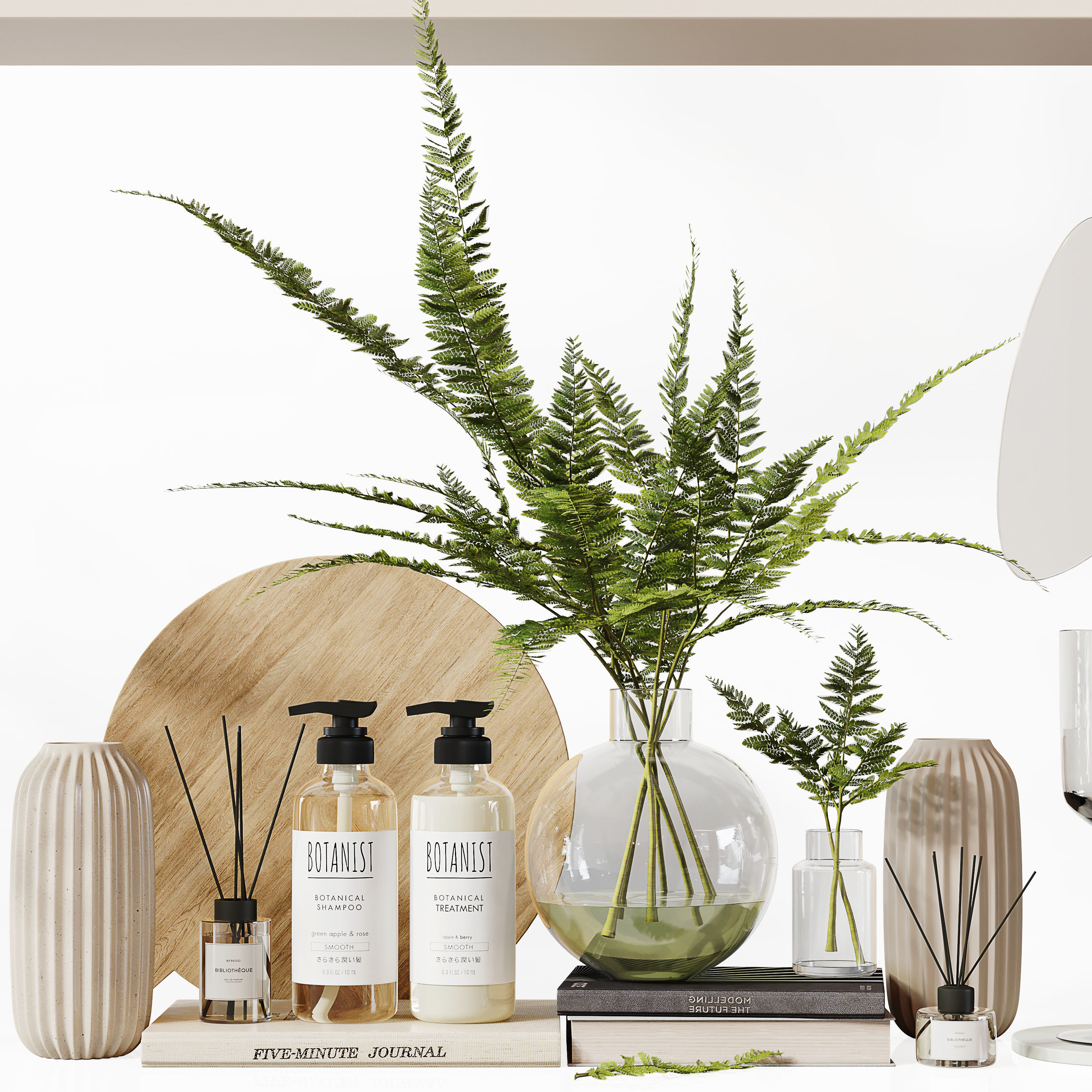 Decorative Set 253 Low-poly 3D model_5