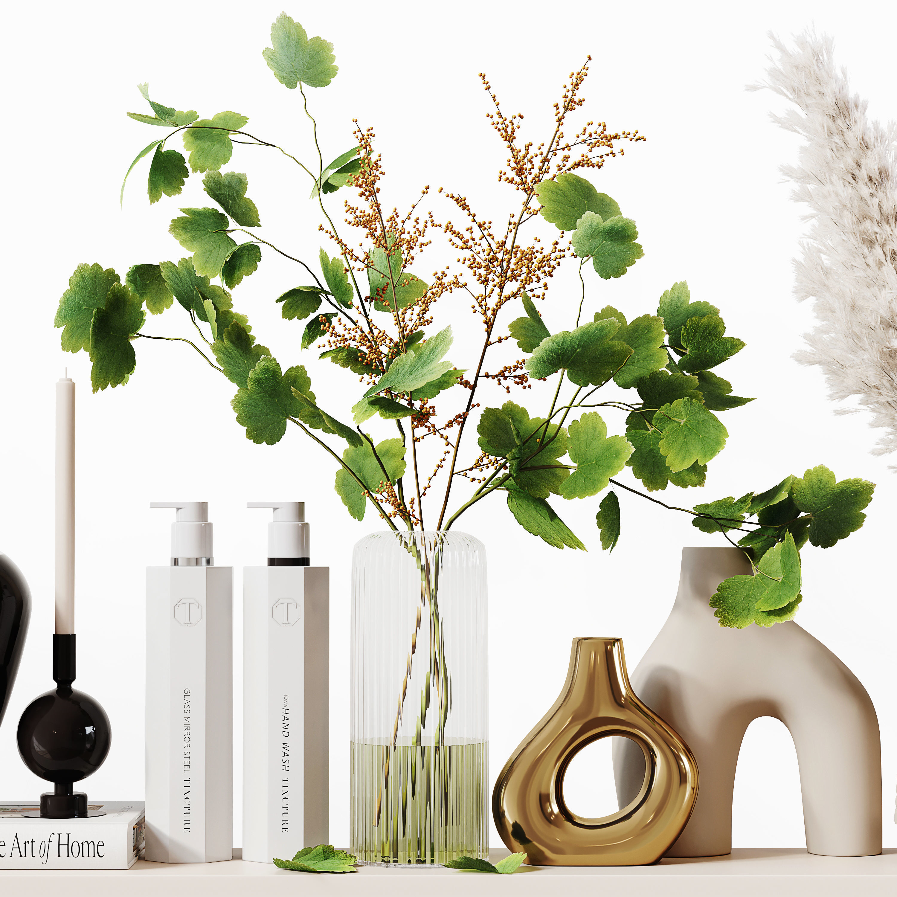 Decorative Set 253 Low-poly 3D model_2