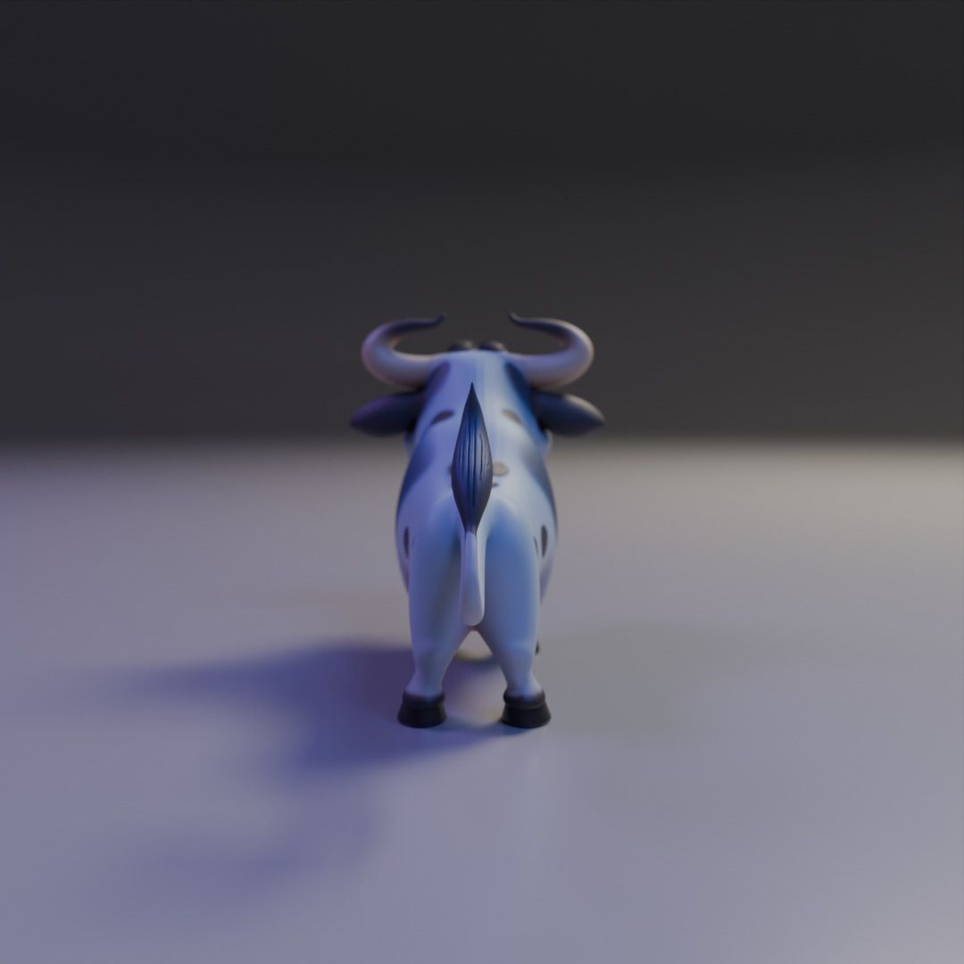 spotted cow 3D print model_6