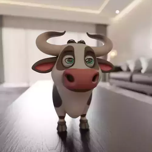 spotted cow 3D print model