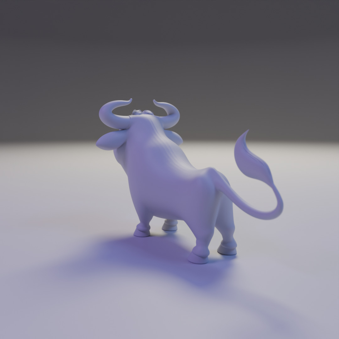 spotted cow 3D print model_11
