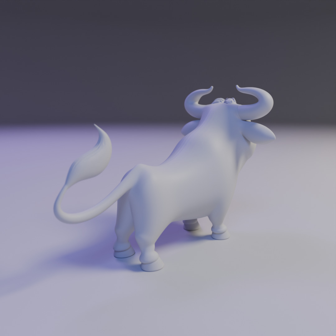 spotted cow 3D print model_13
