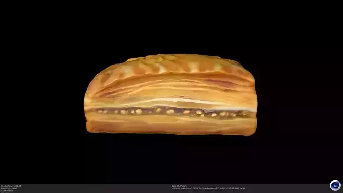2 Different Turkish Delight Baklava Model - AI