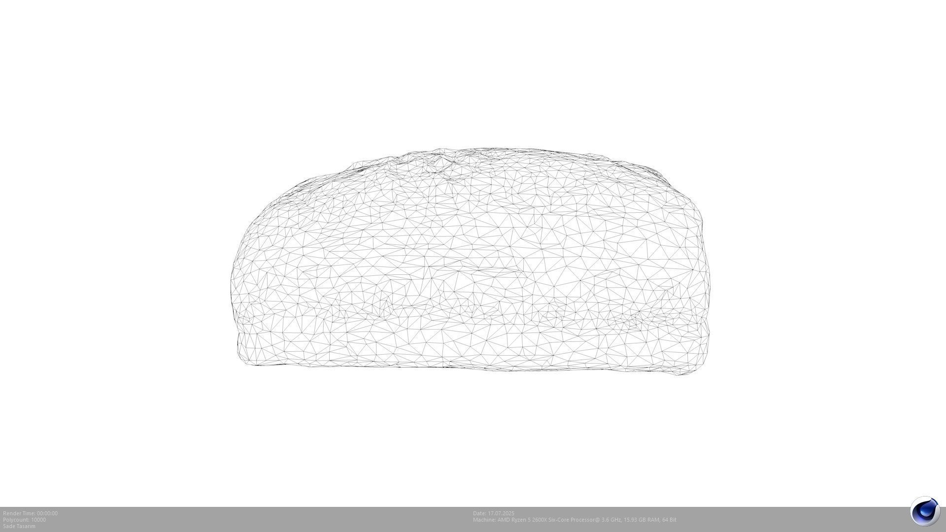 2 Different Turkish Delight Baklava Model - AI Low-poly 3D model_6