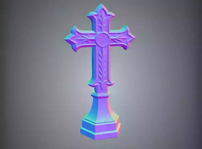 Cross Monument Statue of Jesus Christ - Catholic Christian art