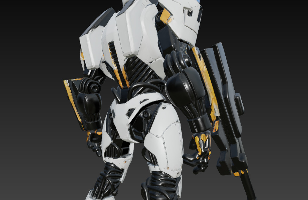 Elite Vanguard Unit Next Gen Combat Android 3D print model_9