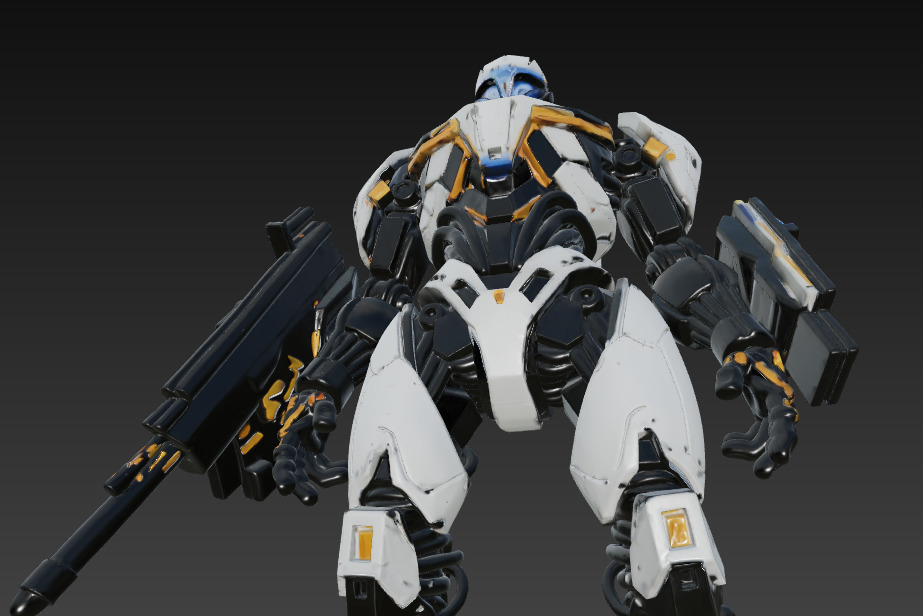 Elite Vanguard Unit Next Gen Combat Android 3D print model_10