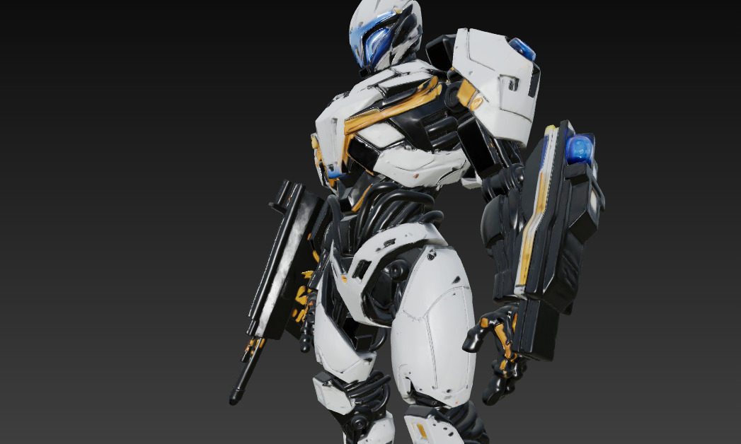 Elite Vanguard Unit Next Gen Combat Android 3D print model_2