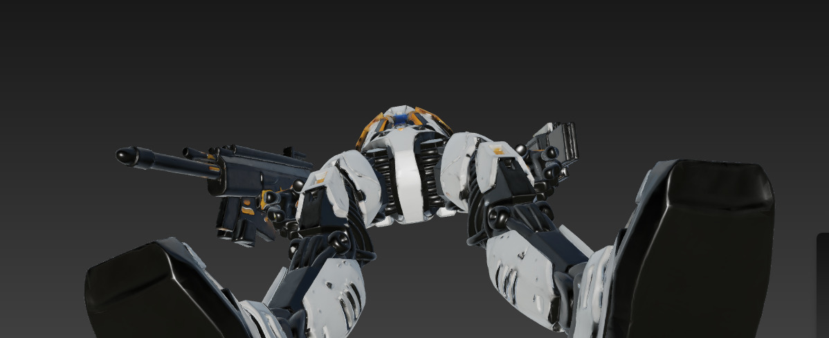 Elite Vanguard Unit Next Gen Combat Android 3D print model_11