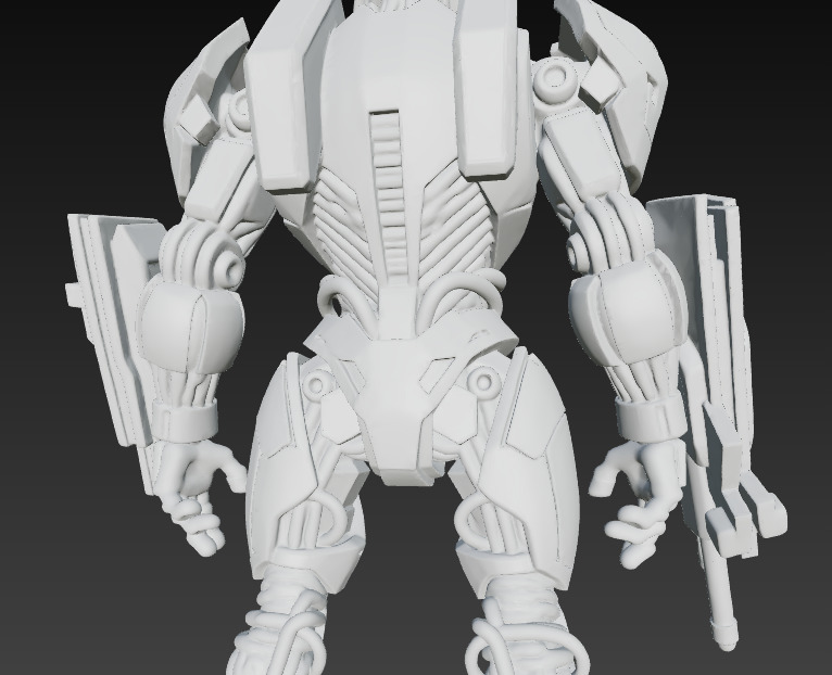 Elite Vanguard Unit Next Gen Combat Android 3D print model_13