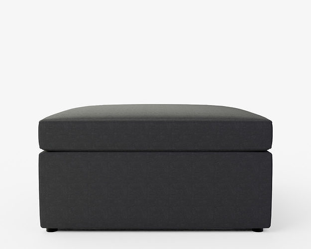 Harris Large Square Ottoman 3D model