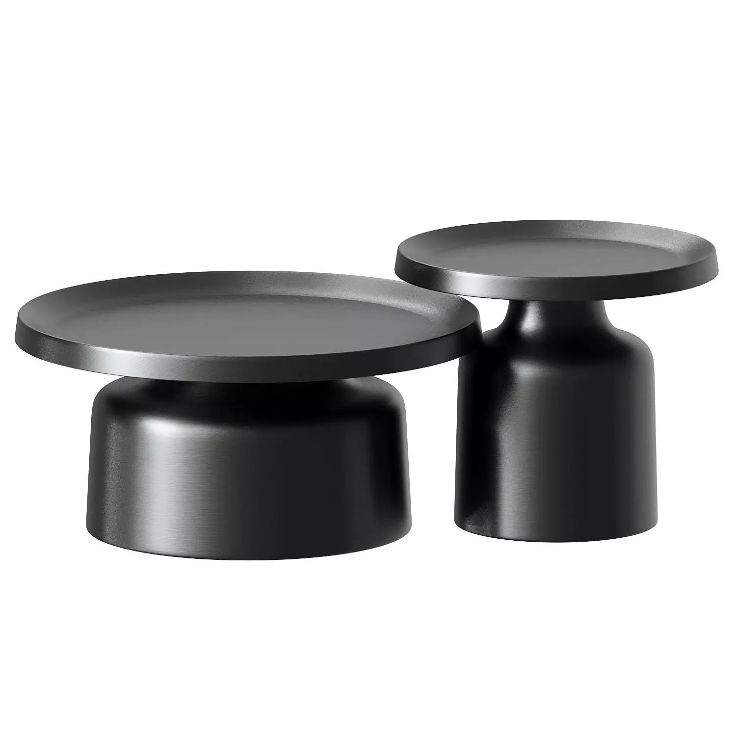 Palatine Steel Coffee and Side table 3D model_0