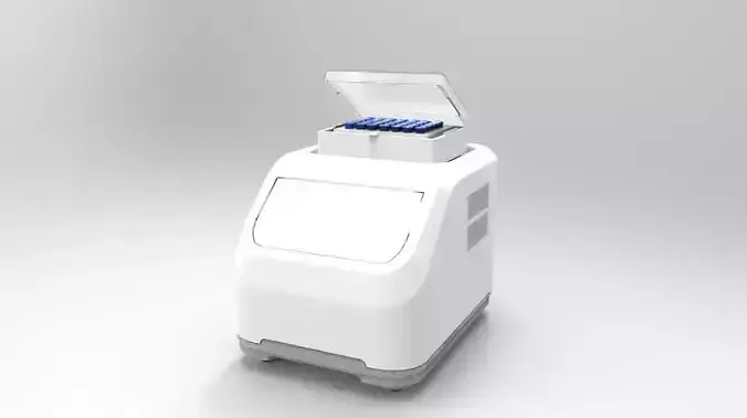 Temperature Controlled Shaker Low-poly 3D model