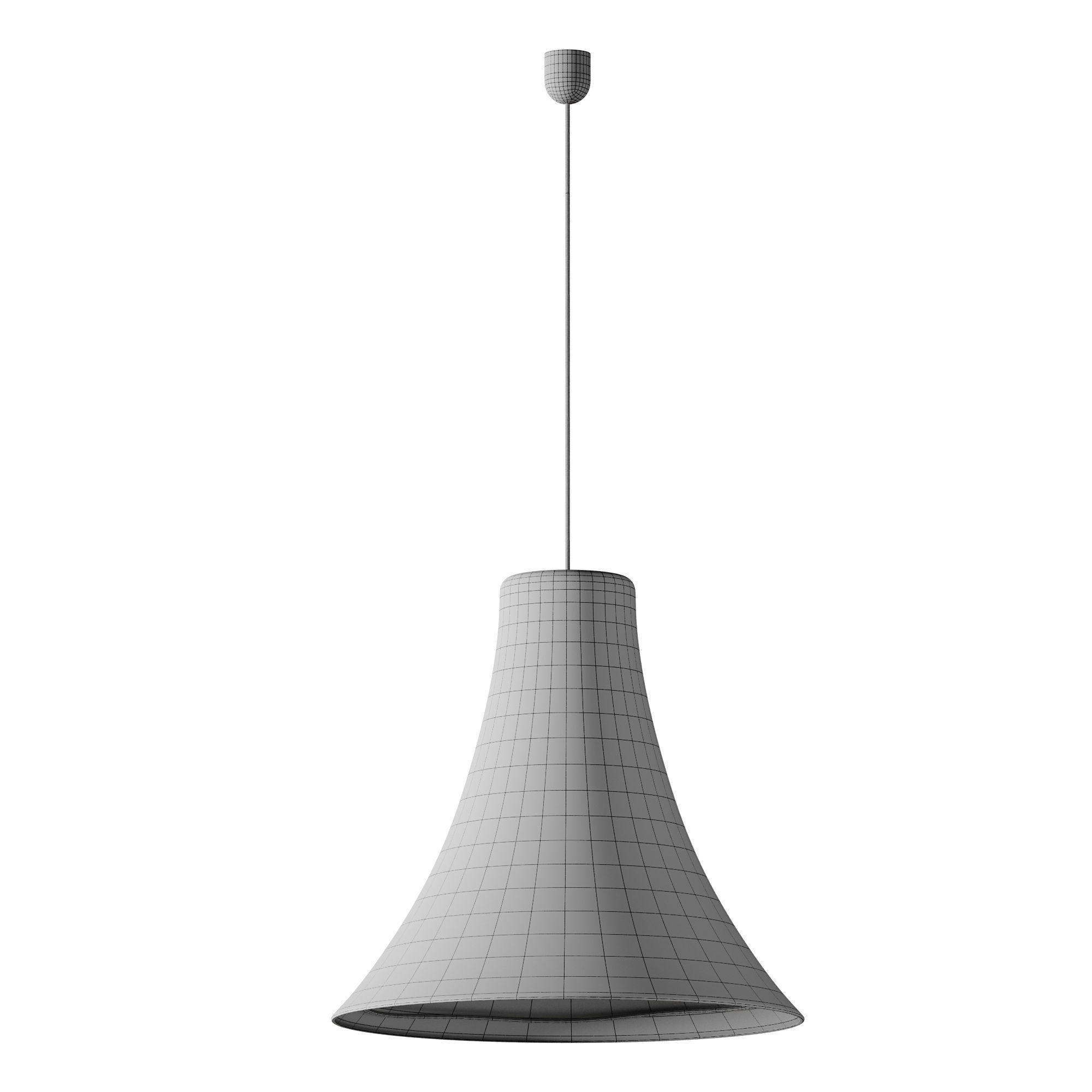 Pendant Light Japanese Style Lighting 3D model_13