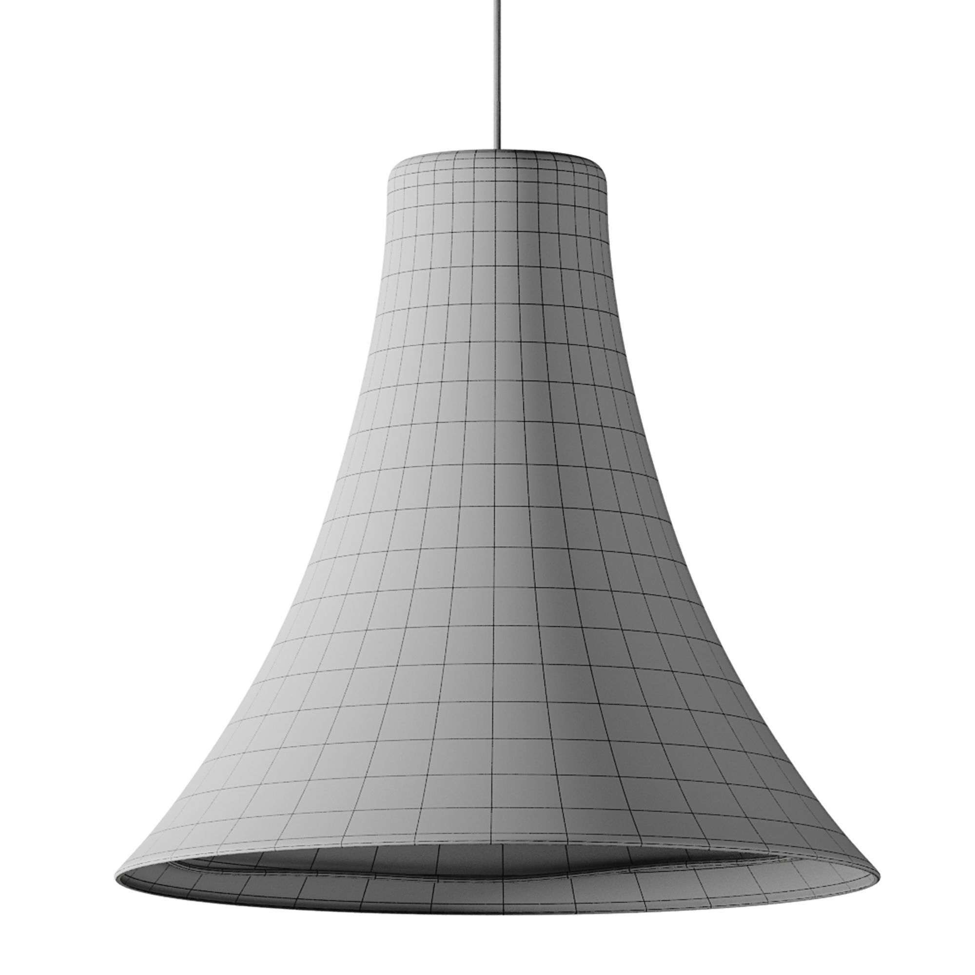 Pendant Light Japanese Style Lighting 3D model_14