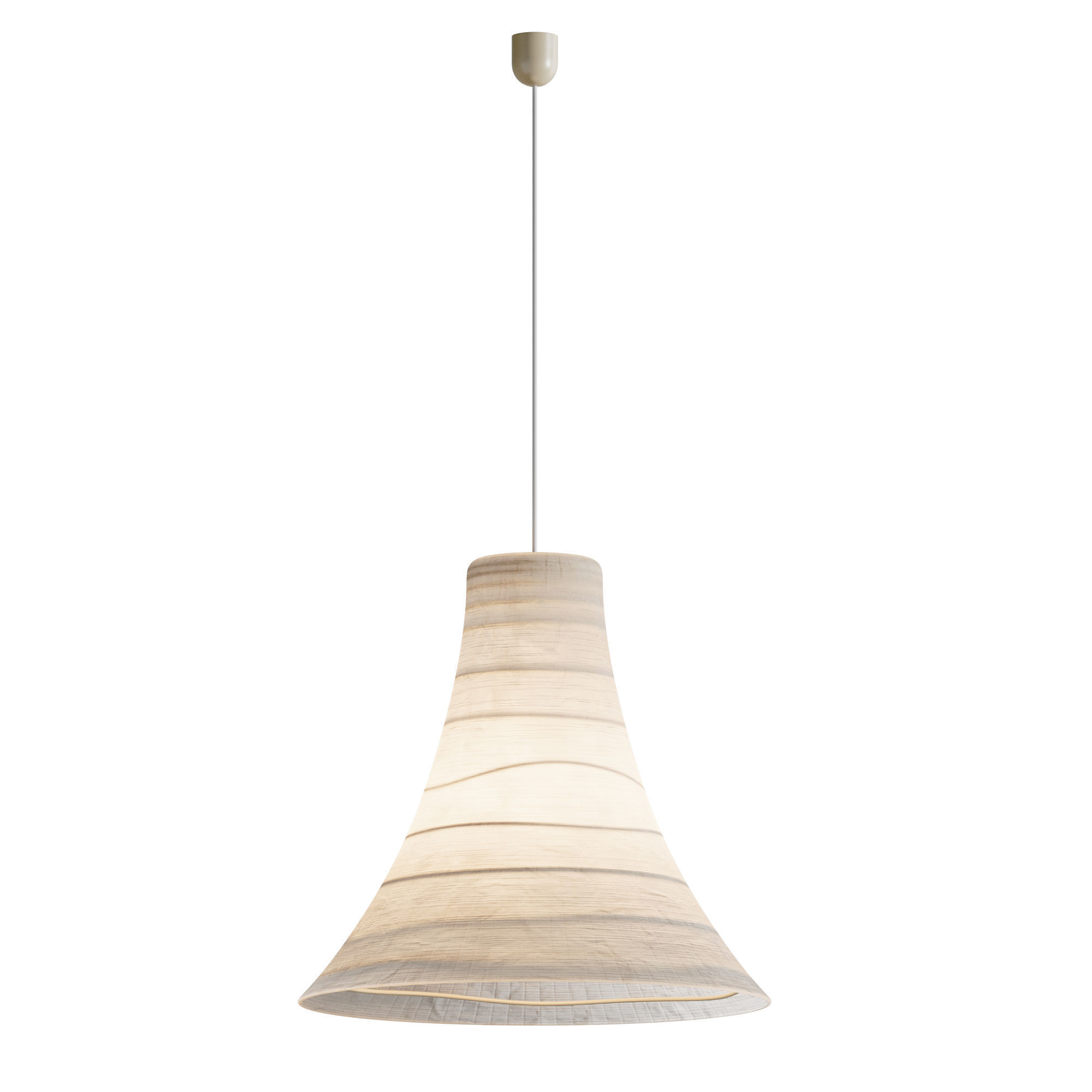 Pendant Light Japanese Style Lighting 3D model_12