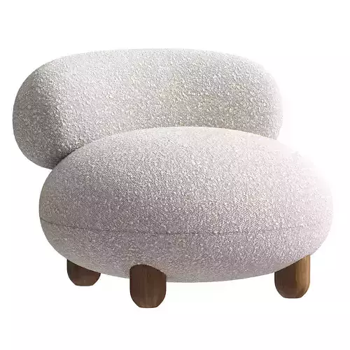 Modern Flock Lounge Chair by NOOM