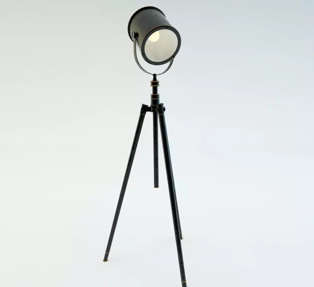 Yosemite Portable Tripod Floor Lamp  3D model_0