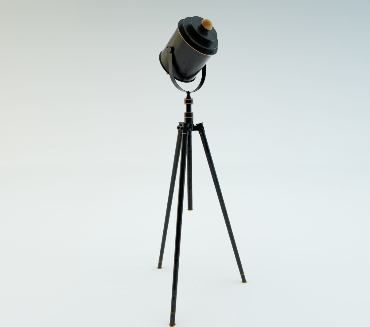 Yosemite Portable Tripod Floor Lamp  3D model_1