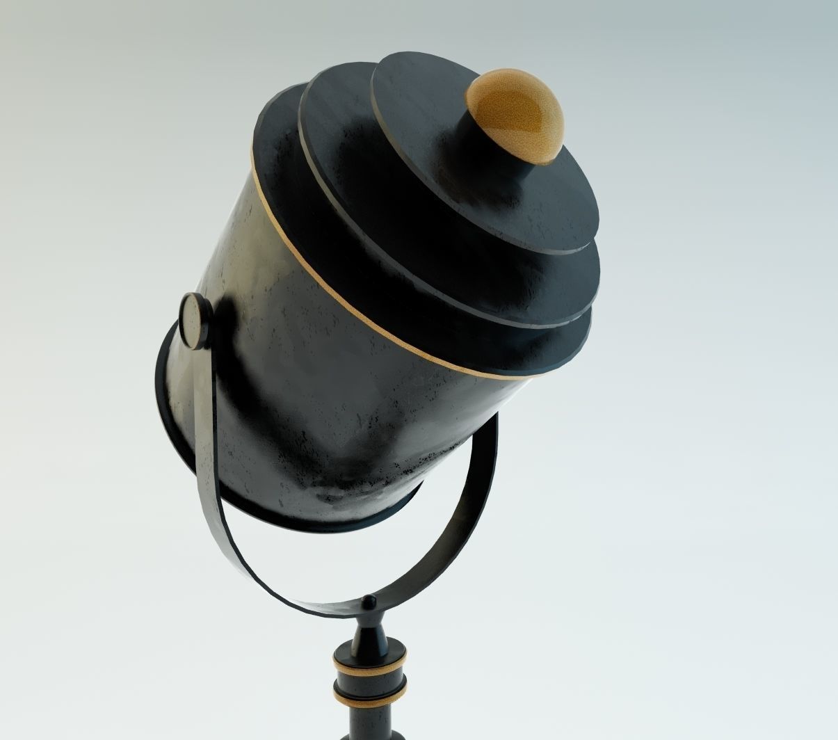 Yosemite Portable Tripod Floor Lamp  3D model_4