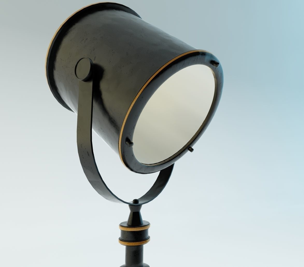 Yosemite Portable Tripod Floor Lamp  3D model_3