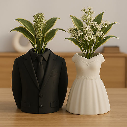 Bride AND Groom Form 3D print model
