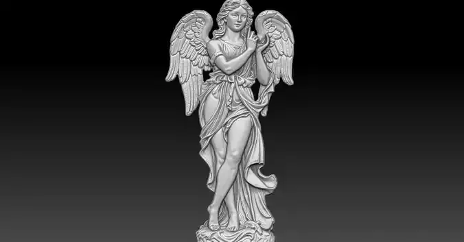 8 angel CNC Relief Model
