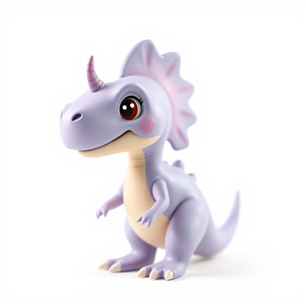 Cute Cartoon Dinosaur Model Pack Low-poly 3D model_2