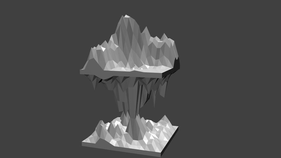 Dissected Landscape Art 3D print model_5