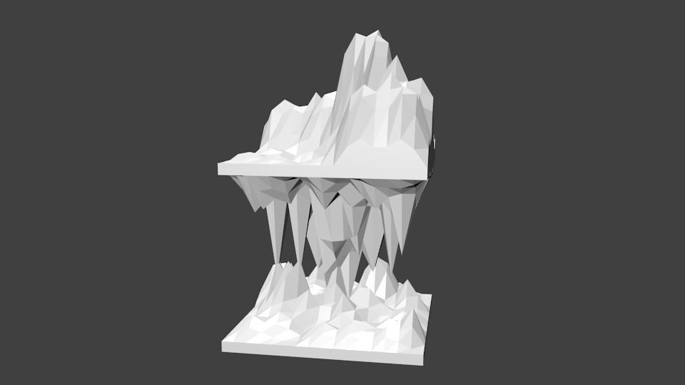Dissected Landscape Art 3D print model_1