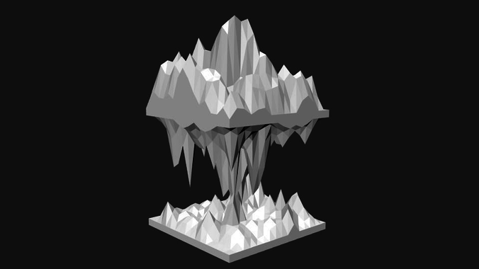 Dissected Landscape Art 3D print model