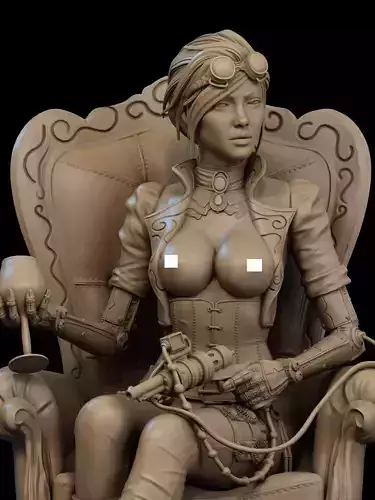 Lady Mechanika NSFW 3D Print