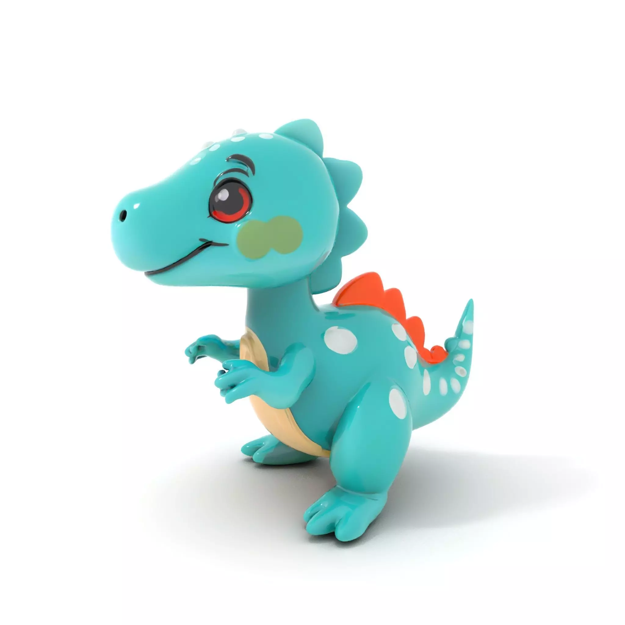 Cartoon Dinosaur Model Pack Low-poly 3D model_0