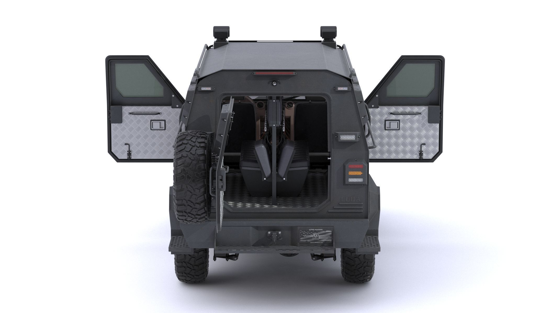 Armored Police and Military Vehicles Bundle Alpine Series 3D model_16