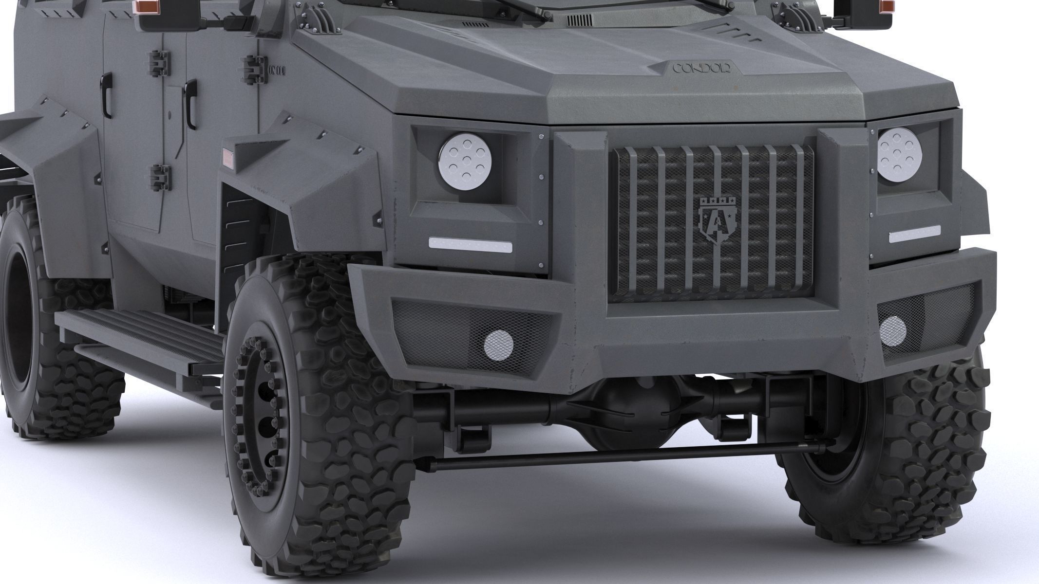 Armored Police and Military Vehicles Bundle Alpine Series 3D model_60